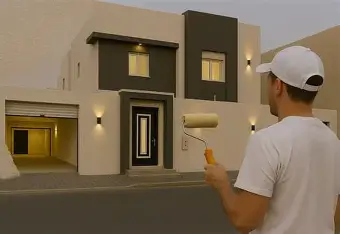 جميع أعمال الدهانات الداخليه والديكورات